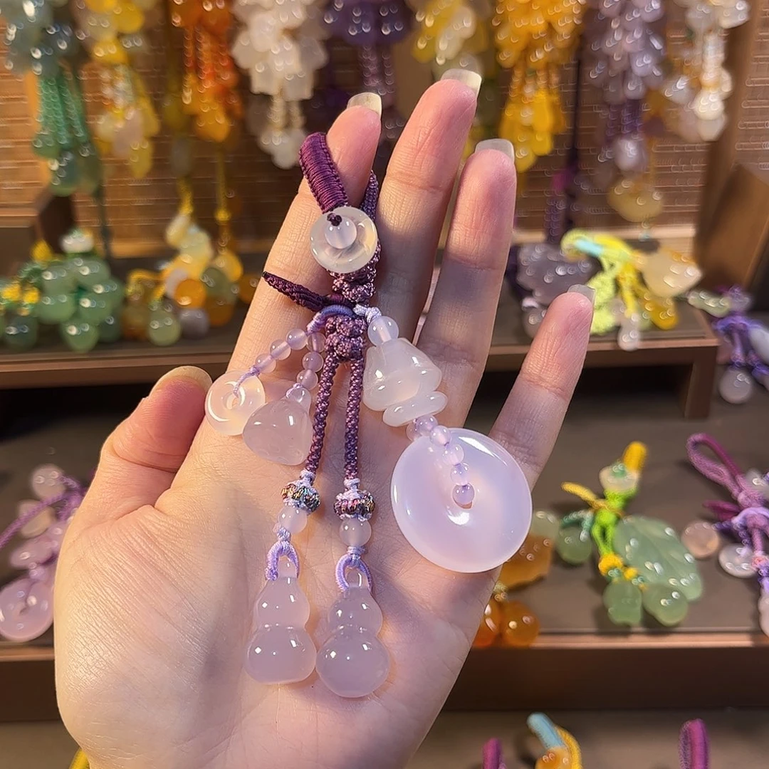 玛瑙/玉髓未镶嵌车挂