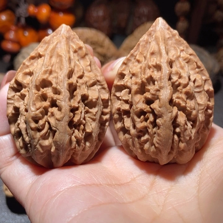 把件文玩核桃东北楸子小雪162