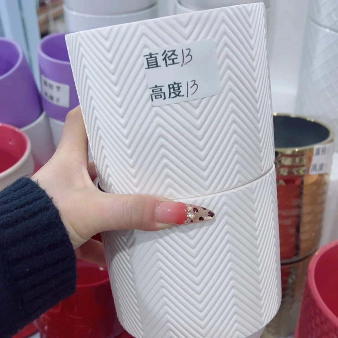 有孔，陶瓷花盆满10米包邮发货