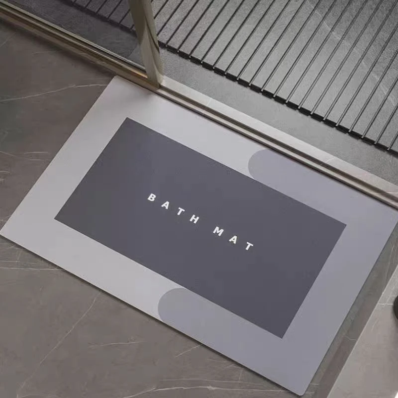 浴室防滑地垫可机洗柔软橡胶家用加厚