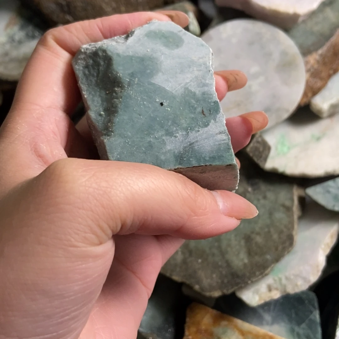 翡翠未镶嵌挂件天然翡翠