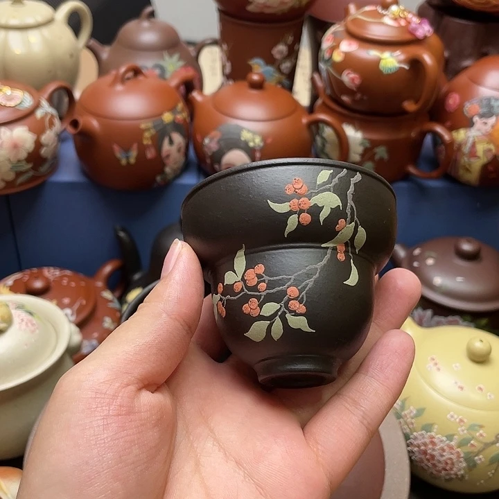 茶杯紫砂紫砂主人杯100cc