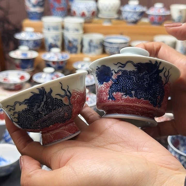 麒麟两件套手绘原矿