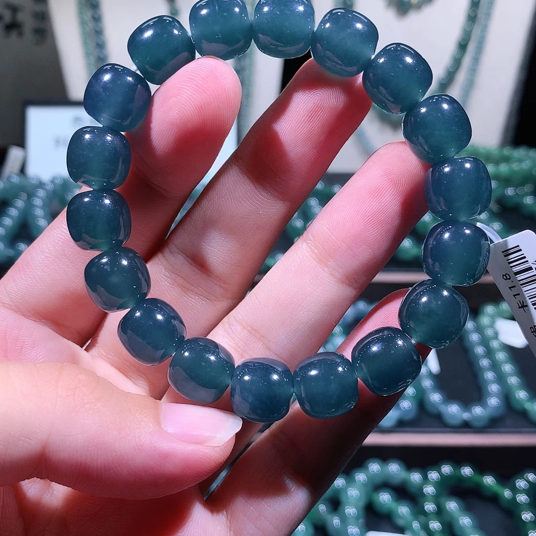 未镶嵌手链翡翠天然a货翡翠手串11.8