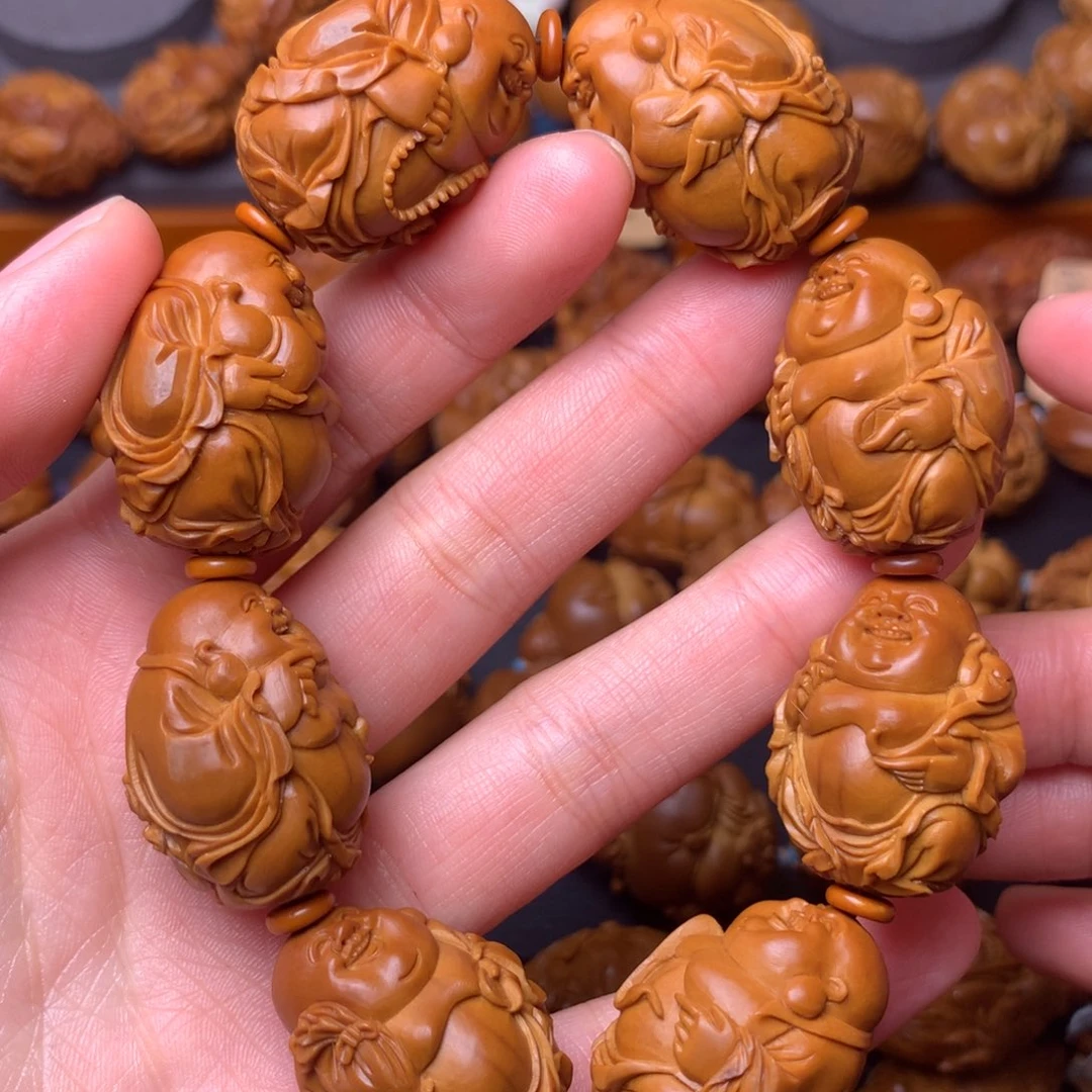 橄榄核手串/手链八宝弥勒