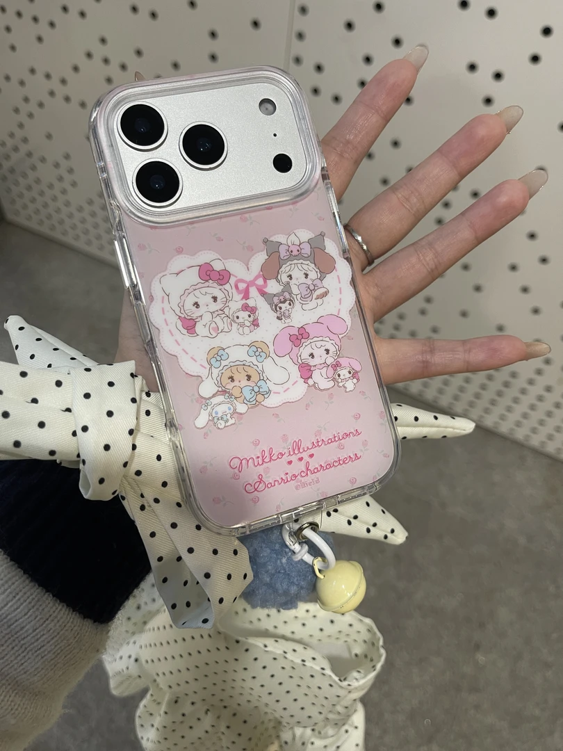 可爱爱心三丽欧苹果17promax手机壳iphone16promax防摔15女款14壳