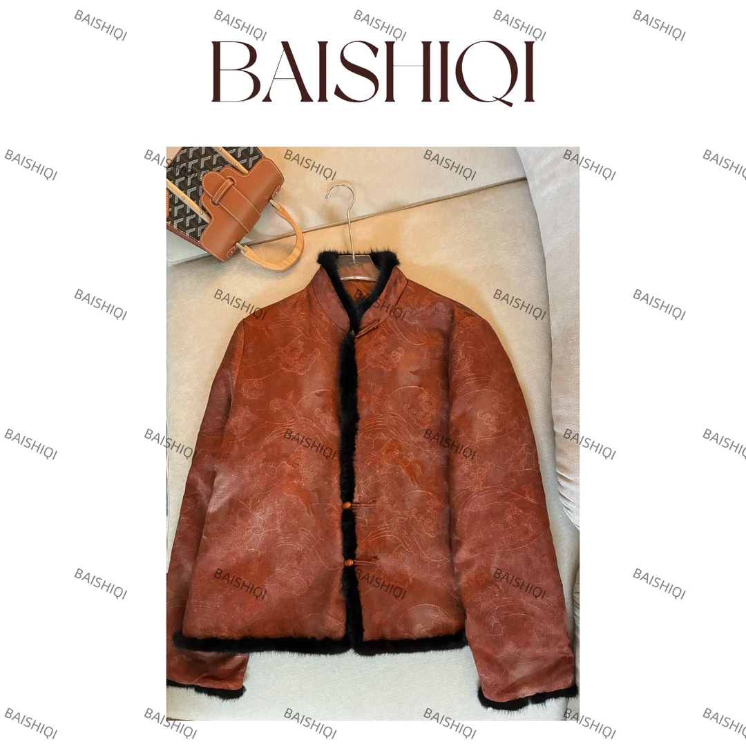 BAISHIQI【棠宋】NEW 新中式国风提花外套上衣B1090