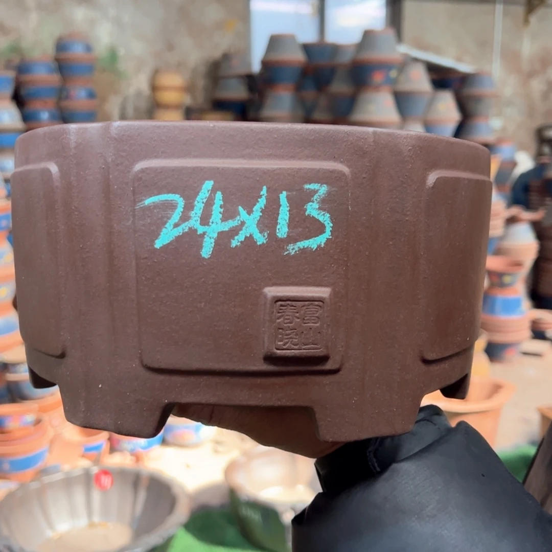 紫砂花盆紫砂花盆