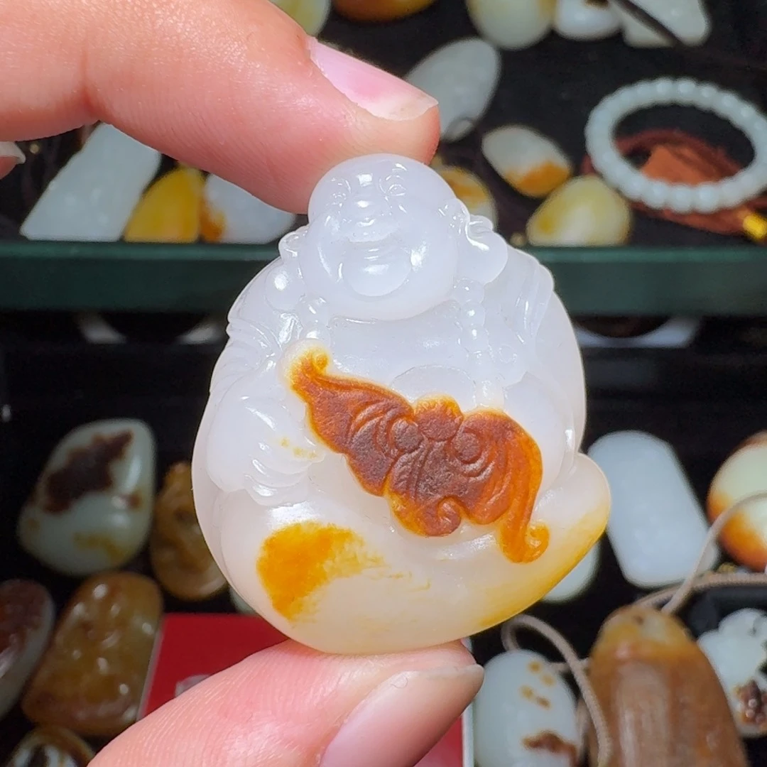 和田玉颈饰未镶嵌浦**头