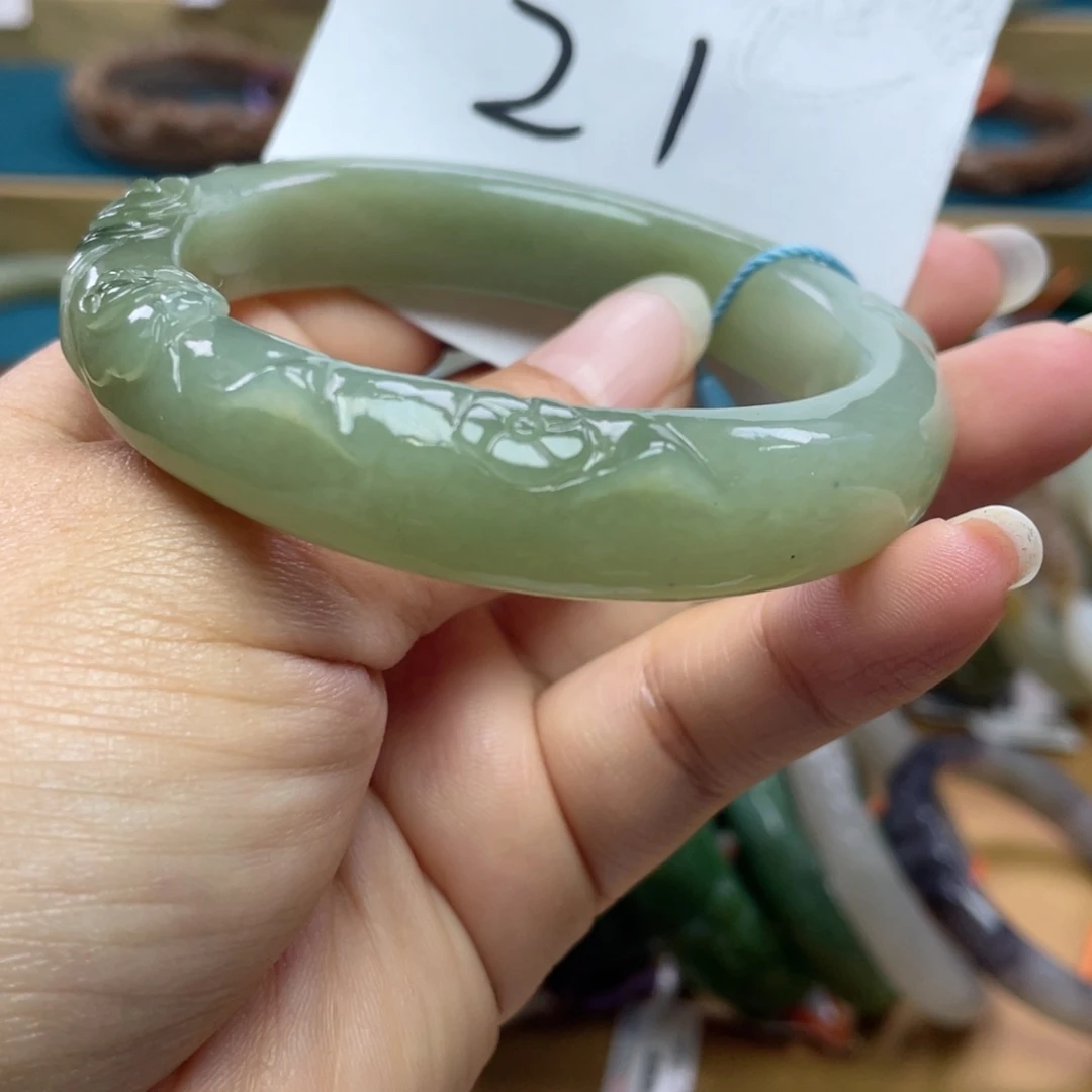 未镶嵌手镯和田玉圈口57