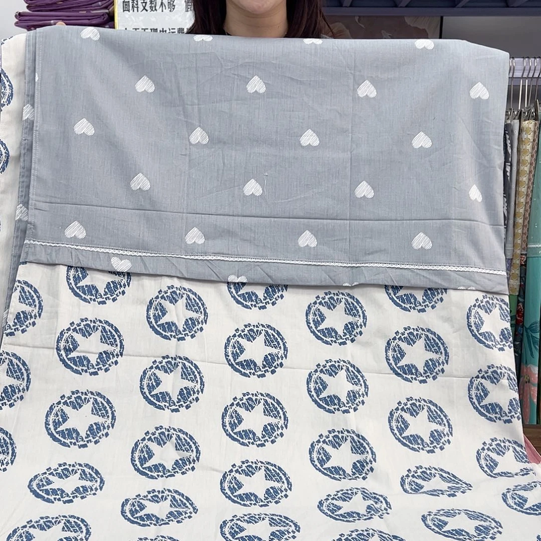 棉棉棉处理蓝星被罩