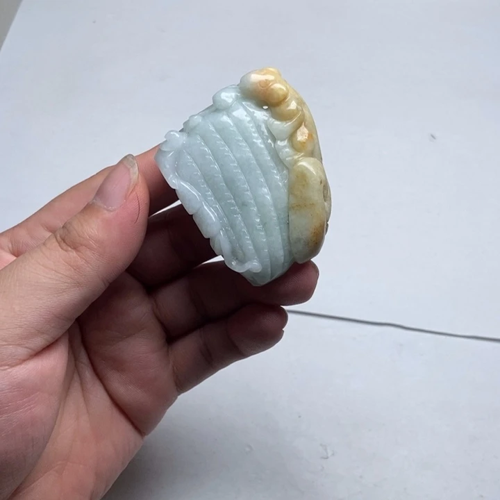 翡翠未镶嵌颈饰苦瓜3