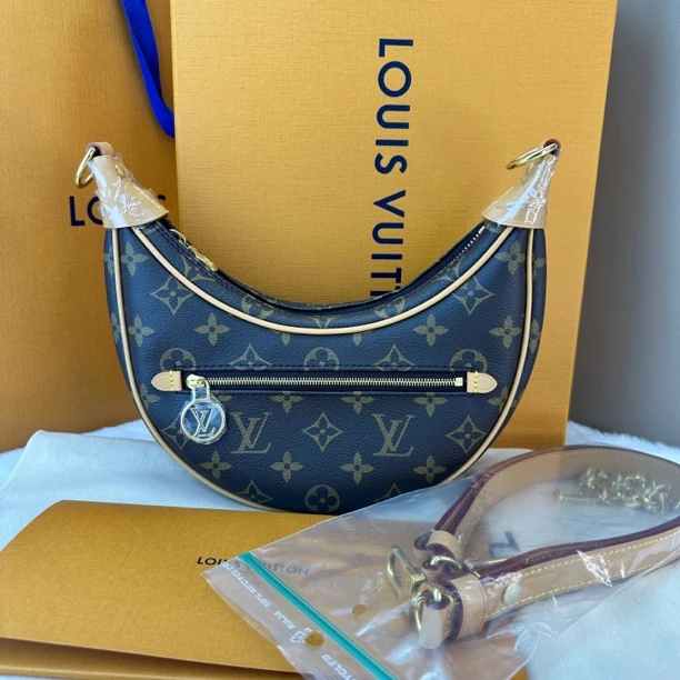 99新 LouisVuitton/路易威登 LV月亮豌豆包芯片款大全套