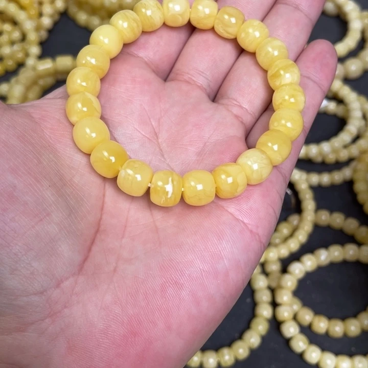 蜜蜡未镶嵌裸石蜜蜡手串10mm