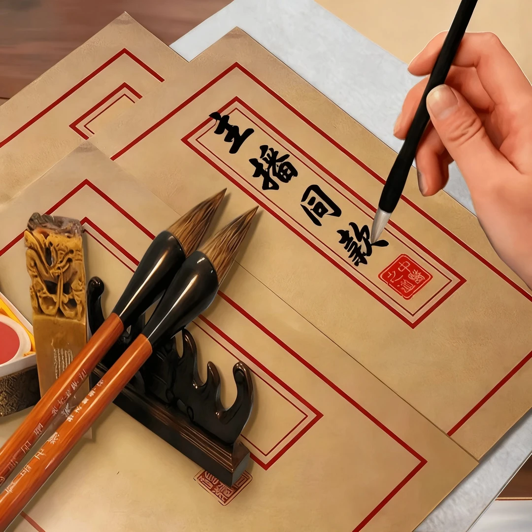 （主播同款）仿古手工便签本册DR