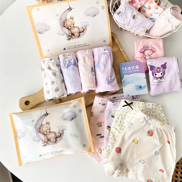 梵米蒂儿童短裤可爱纯棉+莫代尔亲肤随机0086-3-5