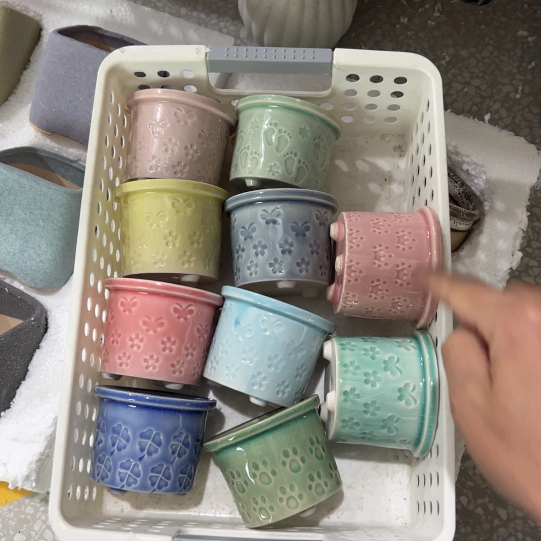 陶瓷陶瓷多肉花盆@@1683