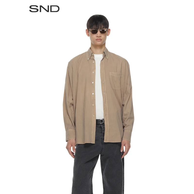 【SNDOUR LEGACY 设计师品牌】SND SS25 宽松纽扣衬衫