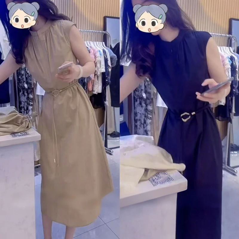 洋气宽松气质百搭宽松连衣裙女士2025夏季新款潮流时尚高级感裙子