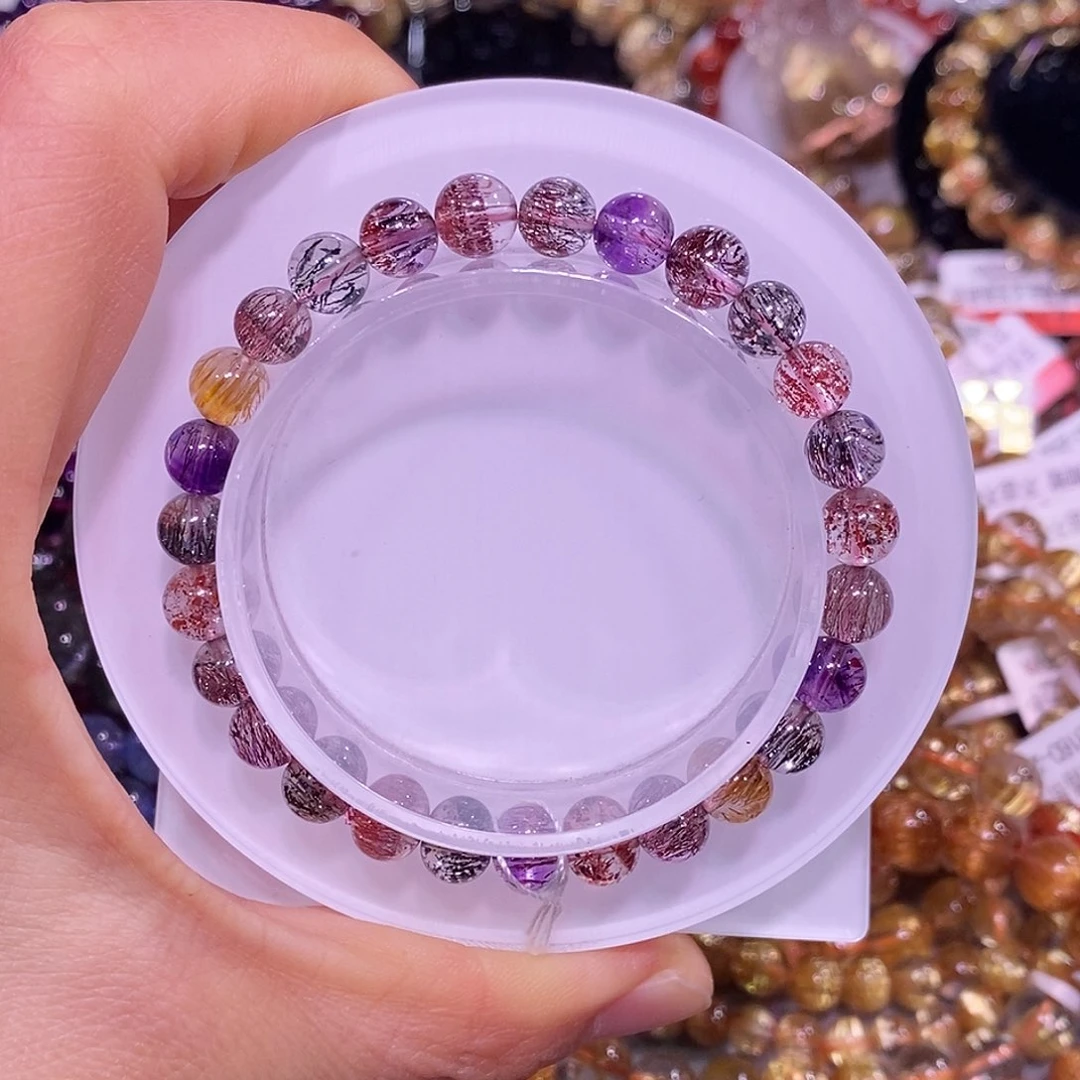 未镶嵌手链水晶超七6.9