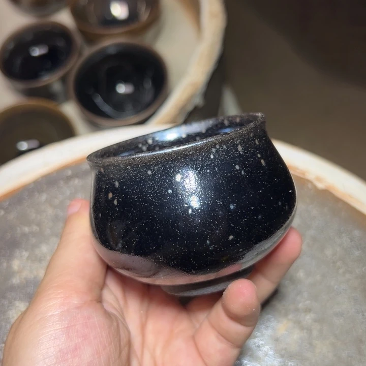 茶盏柴烧开窑建盏235