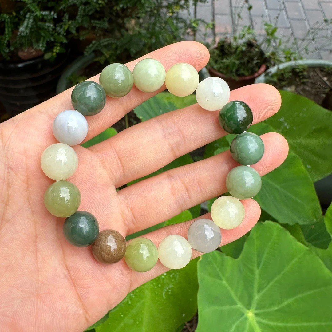 和田玉多宝手串卡12（多样性发其一）