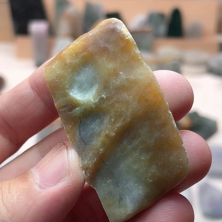 翡翠裸石翡翠玉料