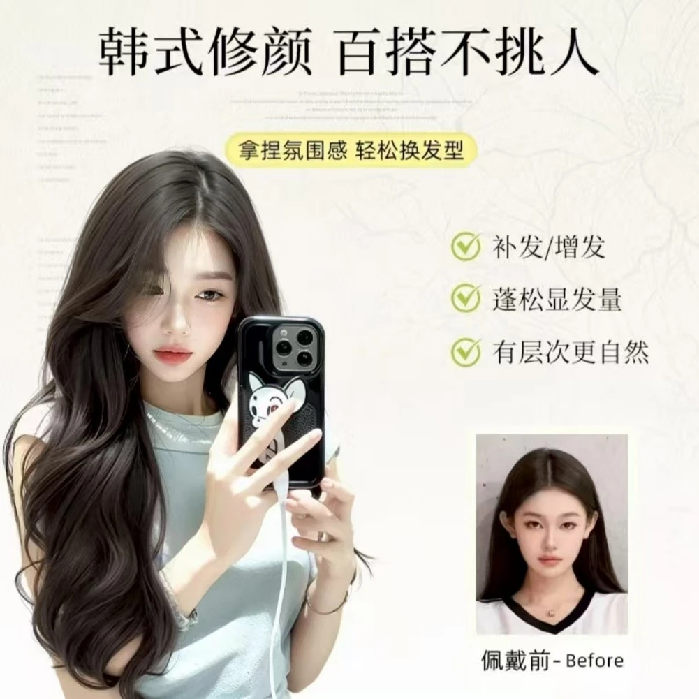 女士少女假发红色XW