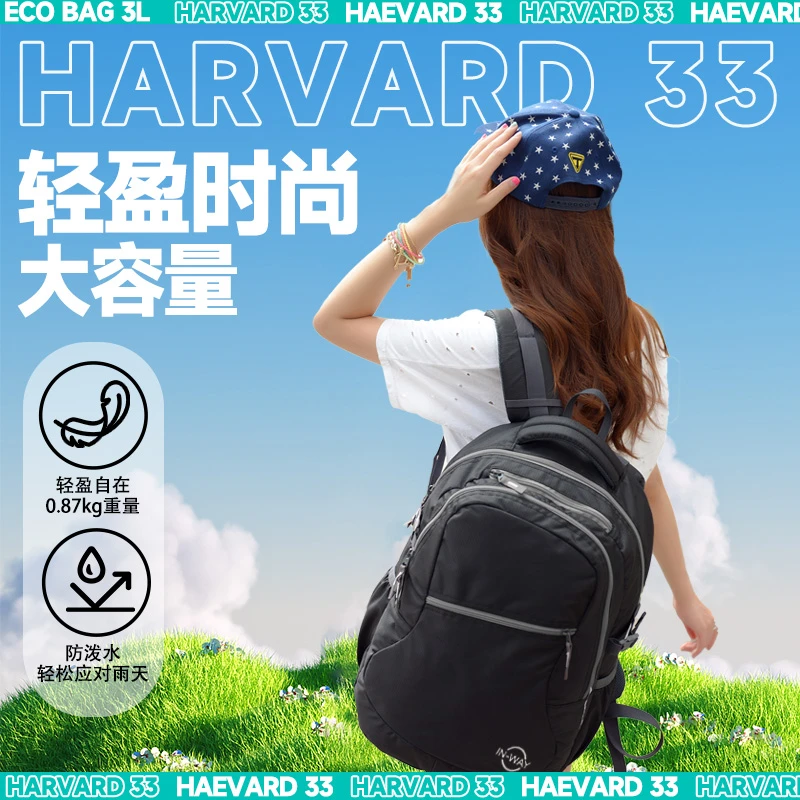 香港IN-WAY盈威耐磨通勤防水轻便旅行双肩包休闲旅行包电脑包0335