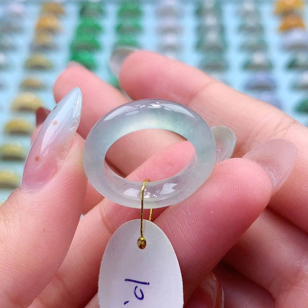 未镶嵌戒指翡翠全****睫9圈