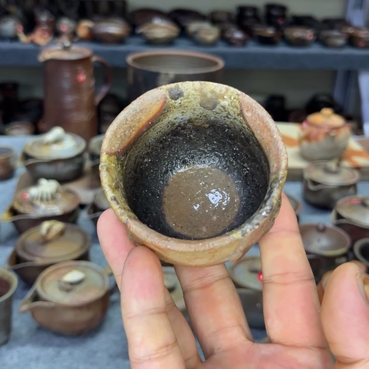 聽***風备前茶宠茶杯茶盘