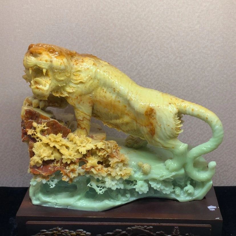 【闪购商品】未镶嵌蛇纹石玉摆件覆膜