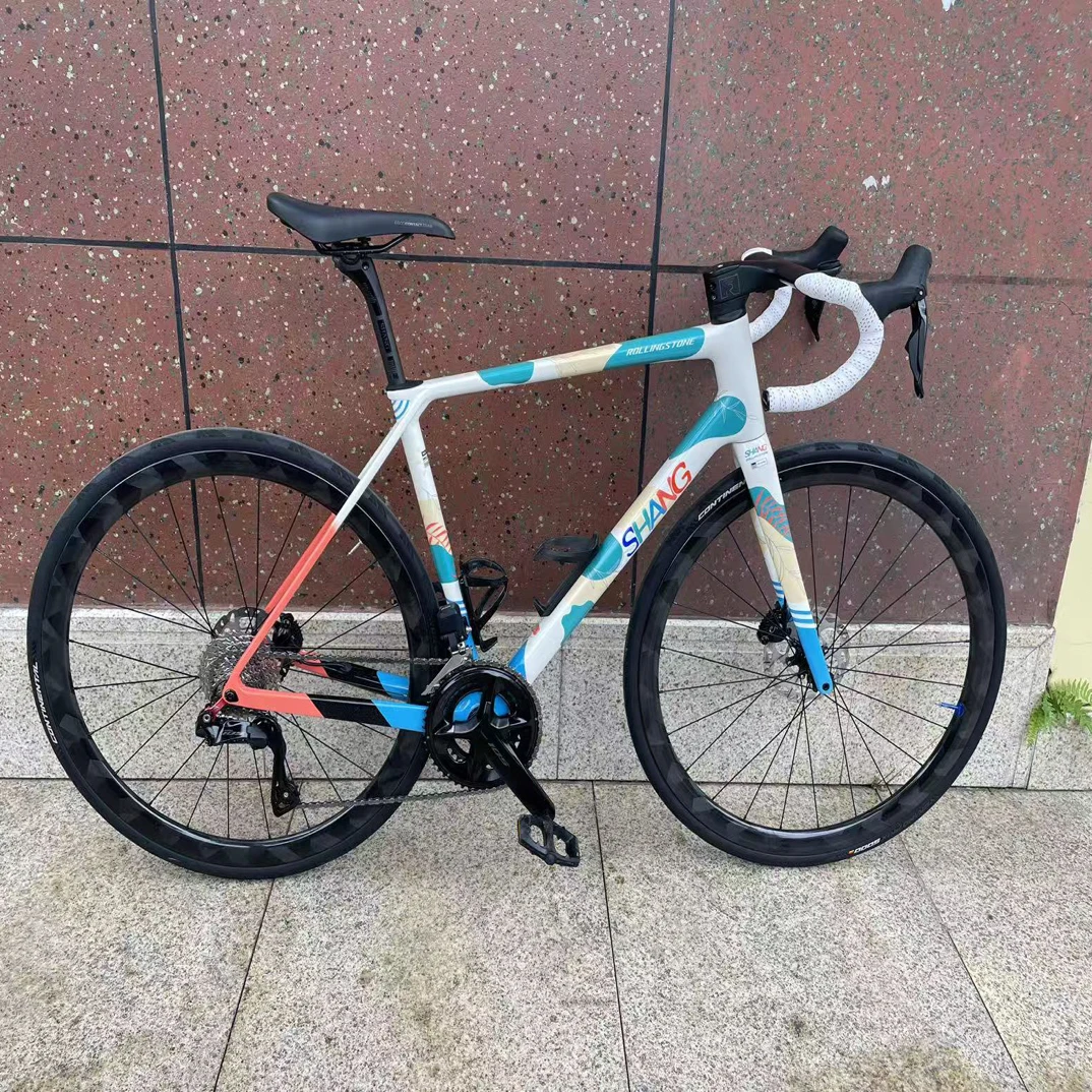 二手滚石全碳电变公路车,49码适合170到180