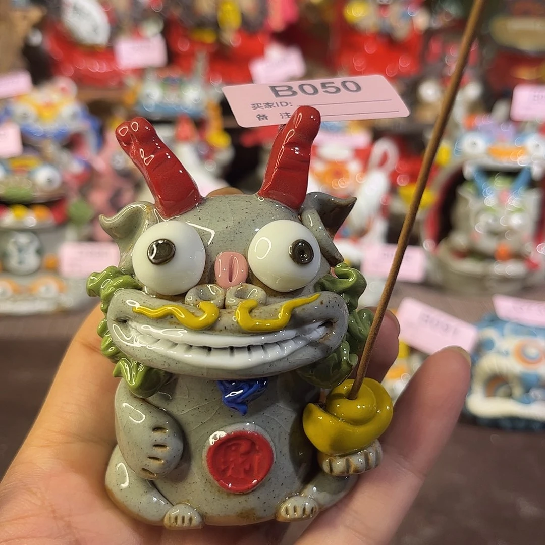 泥塑纯手工茶宠摆件