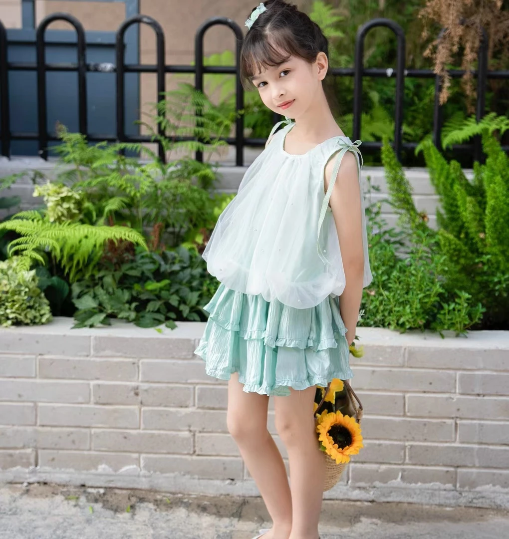 ***舞者套装夏季新款夏天24女童