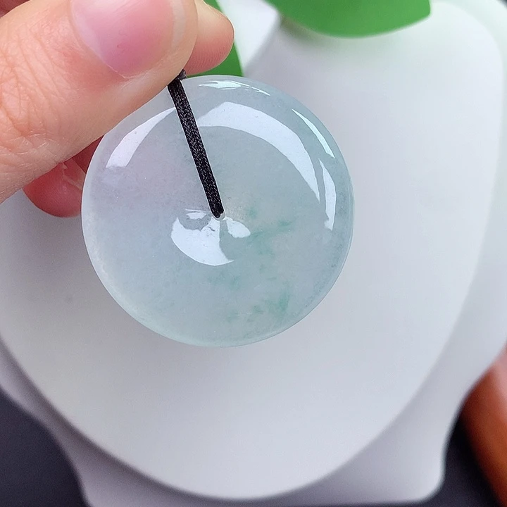 颈饰未镶嵌翡翠128，36.3-5.7mm