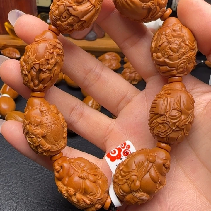 手串/手链橄榄核骑兽弥勒