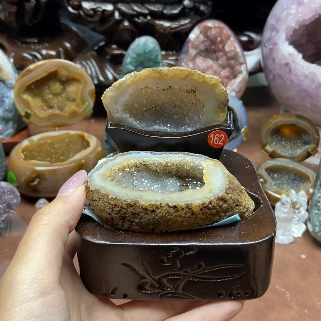 紫晶摆件未镶嵌水晶