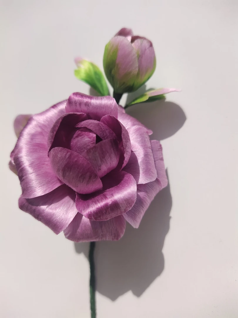 非遗绒花，发饰，手工作品