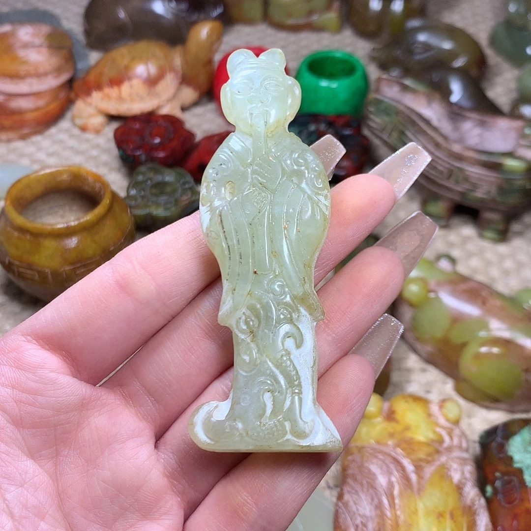 白玉菩提吊坠挂件