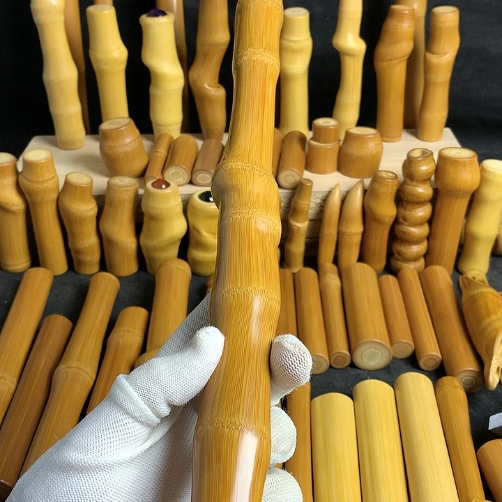 【闪购商品】小**、实心玉竹红皮异型手持