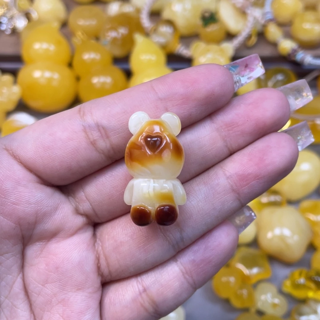 琥珀未镶嵌珠宝奇石