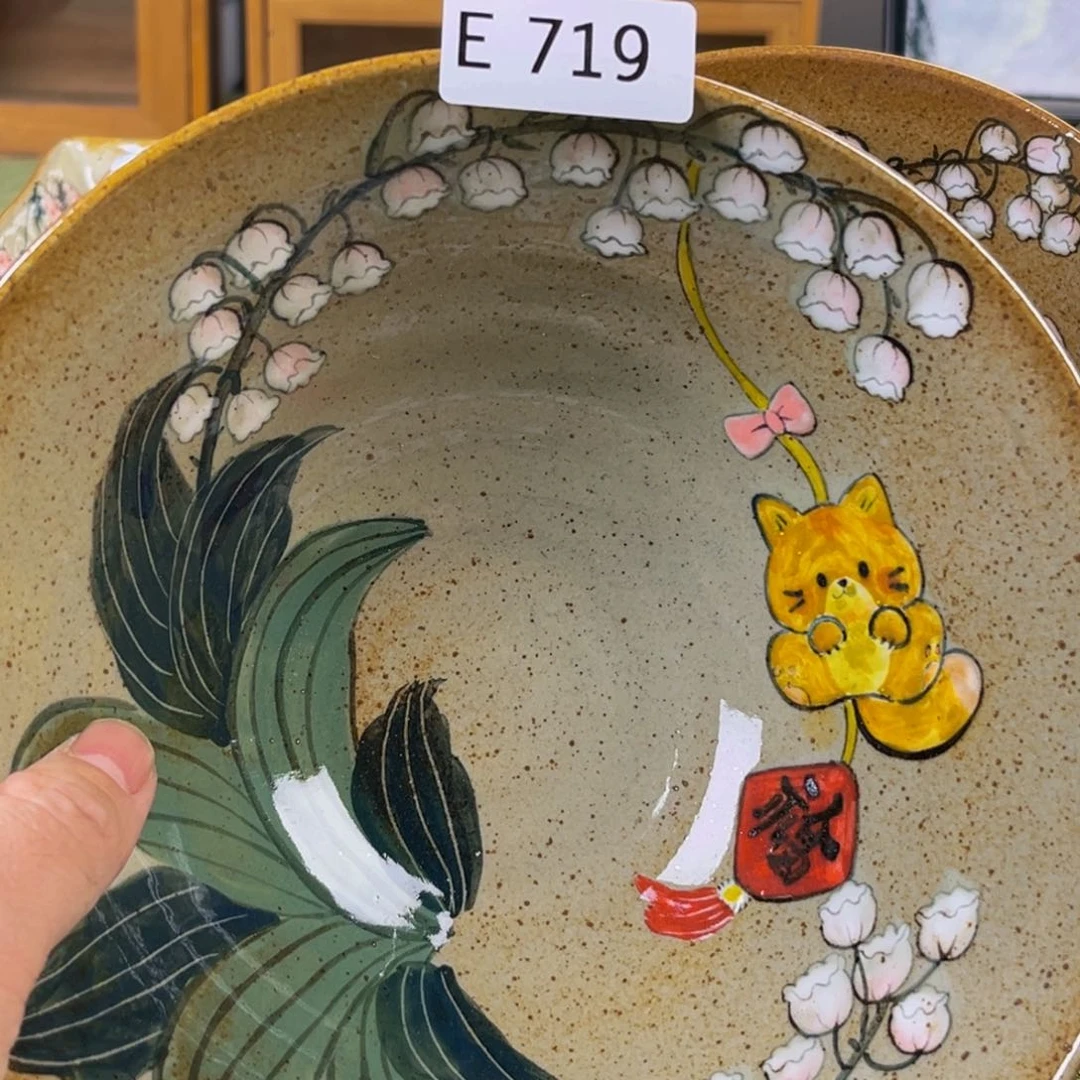 【闪购商品】摆件好****?桃园山房釉下五彩