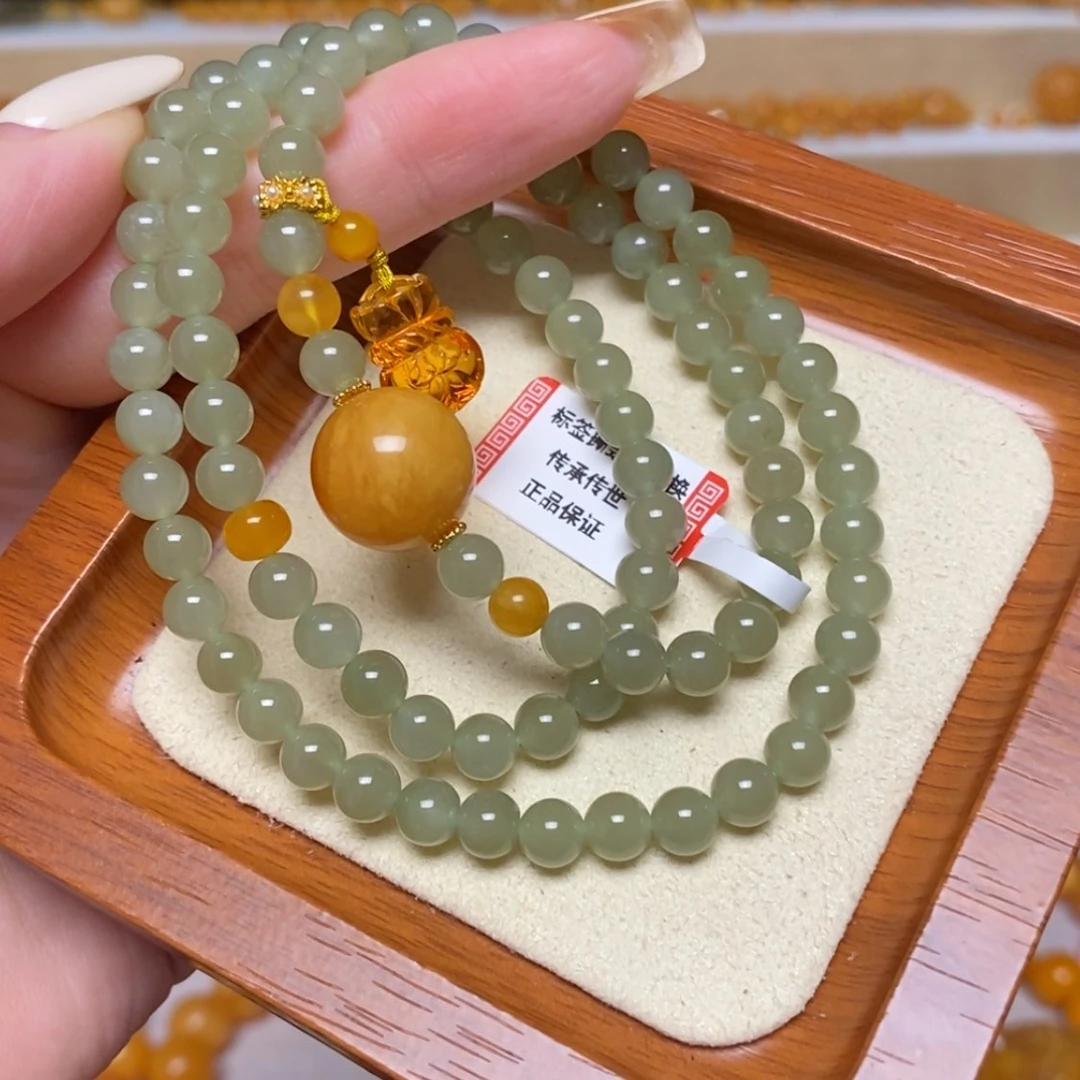 【闪购商品】未镶嵌蜜蜡手链手串
