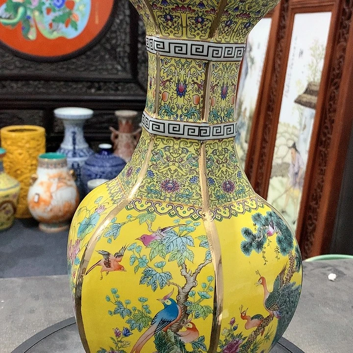 陶摆件青花陶瓷摆件