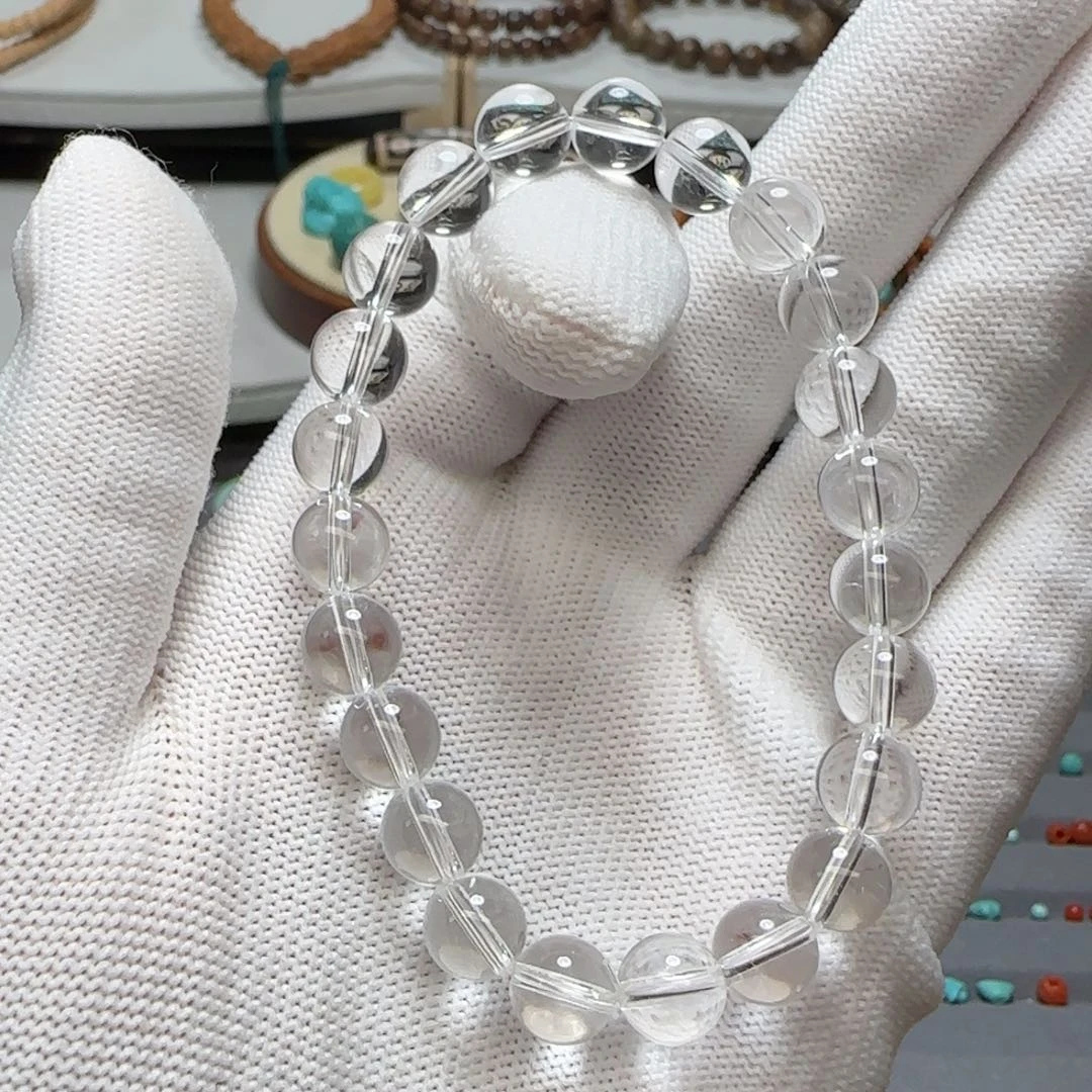 水晶手链未镶嵌白水晶8.5