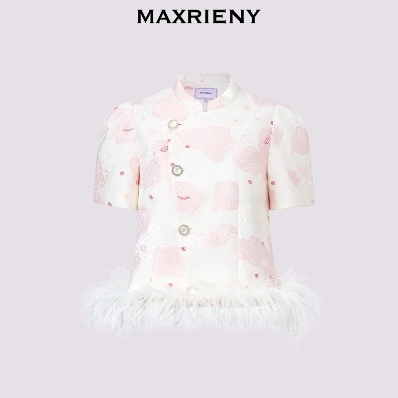 MAXRIENY2024新中式云朵短外套