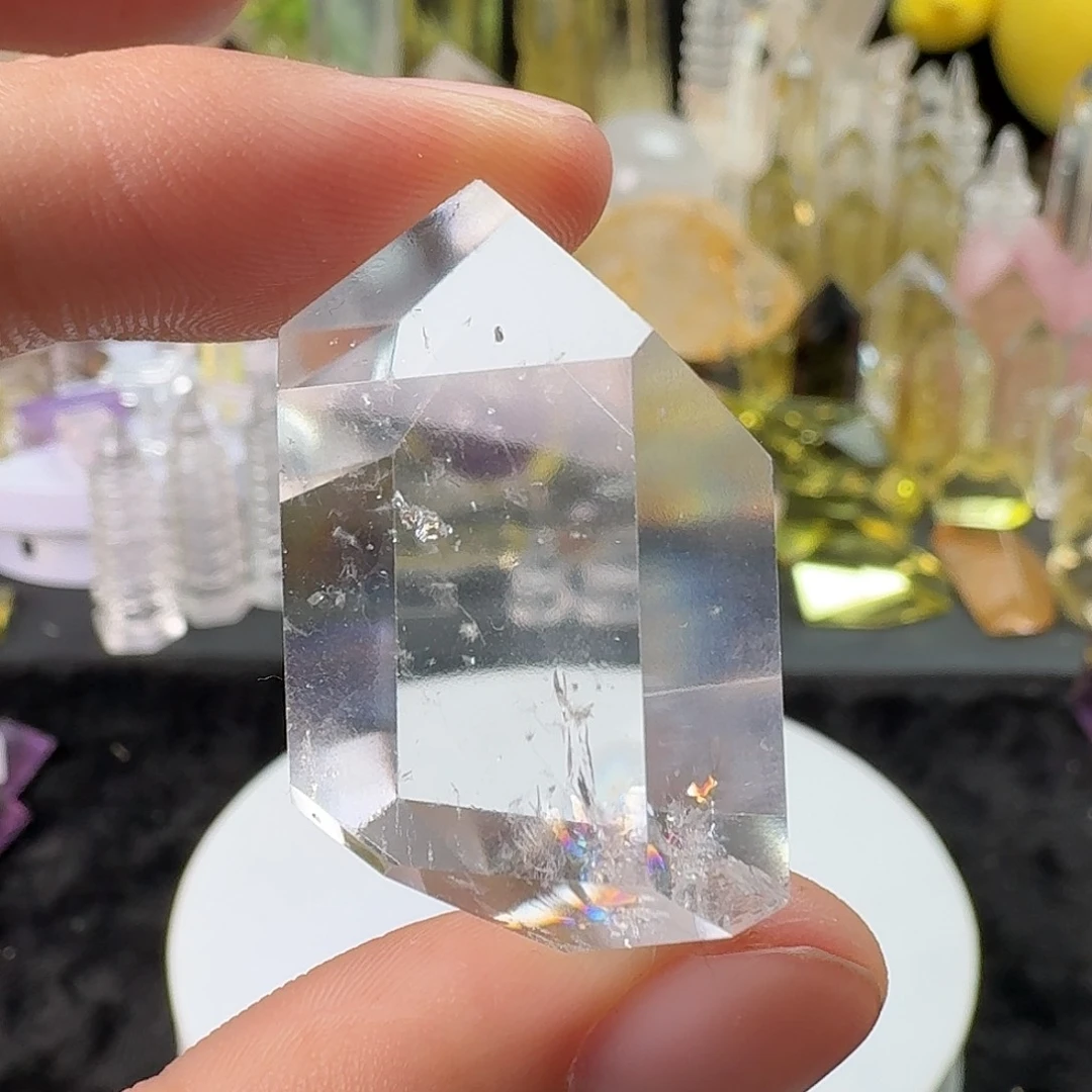 未镶嵌水晶珠宝半成品白阿塞