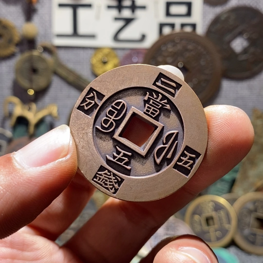 铜工艺品福五雕母