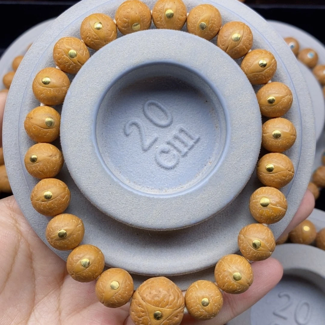 手串凤眼菩提12+新籽铜